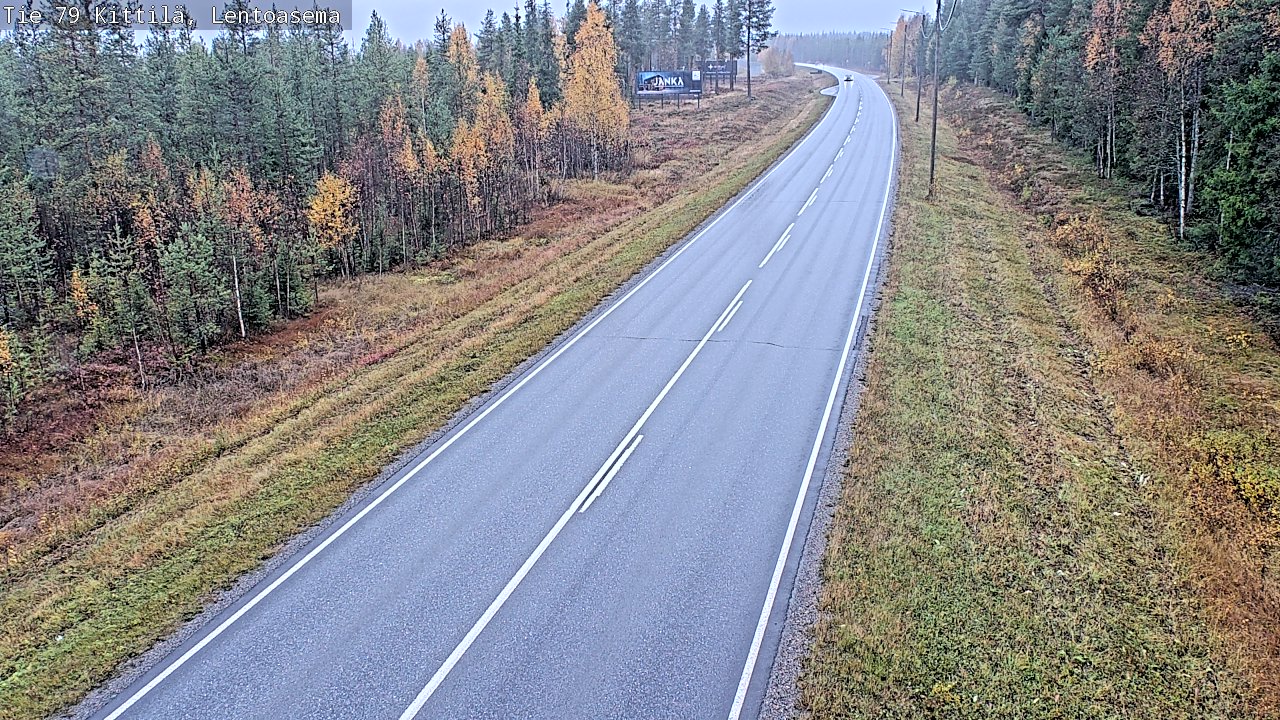 Kelikamerat Kuva Tie 79 Kittilä, Lentoasema, Kittilä, Lappi