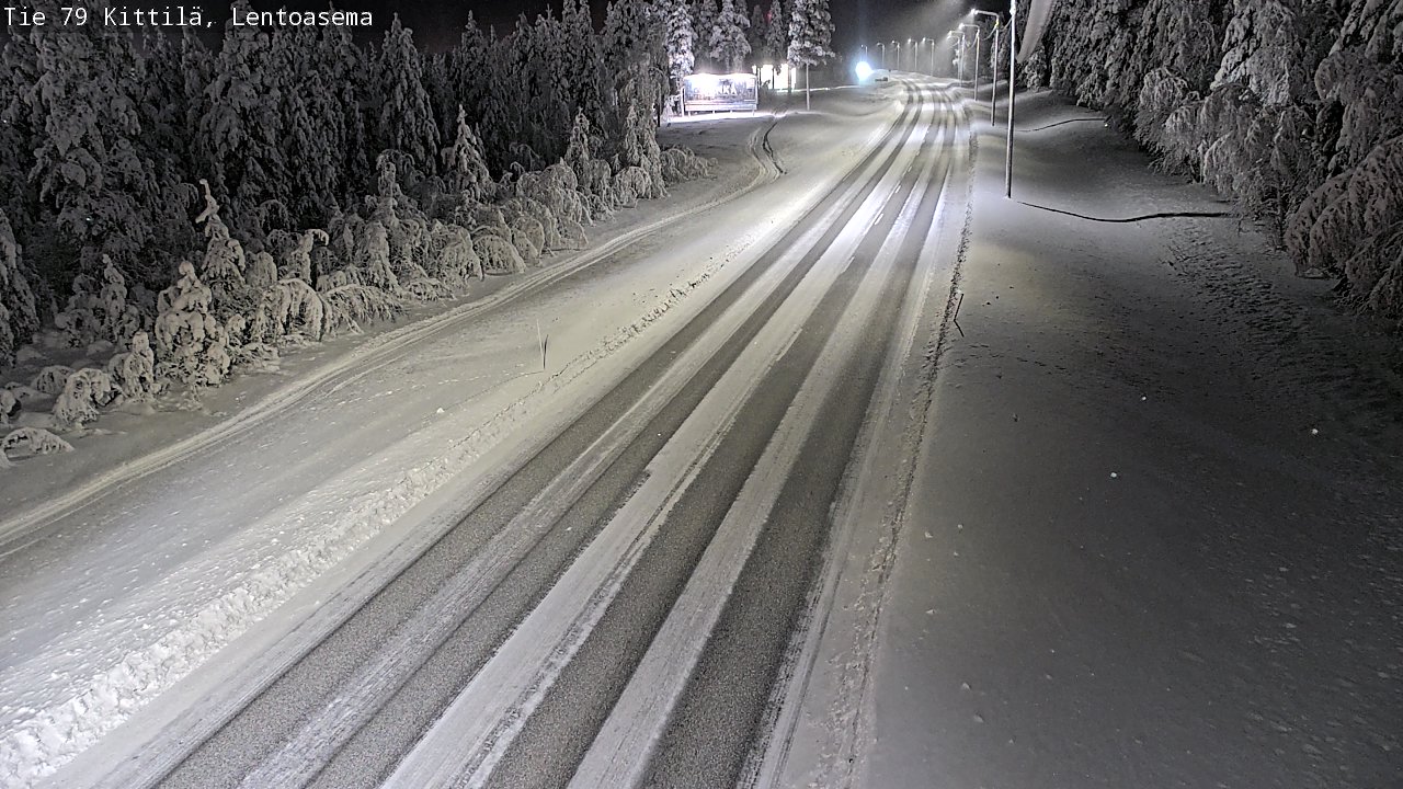 Kelikamerat Kuva Tie 79 Kittilä, Lentoasema, Kittilä, Lappi
