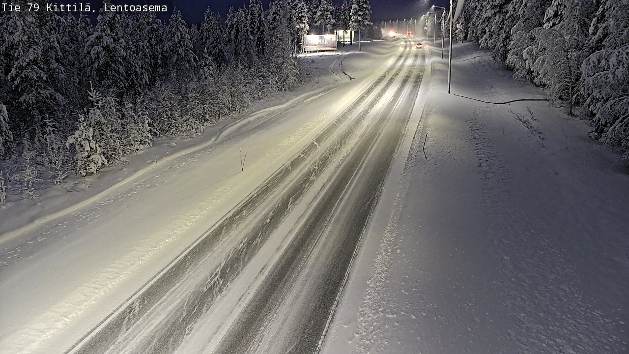 Weather Camera Image Road 79 Kittilä, Lentoasema, Kittilä, Lappi