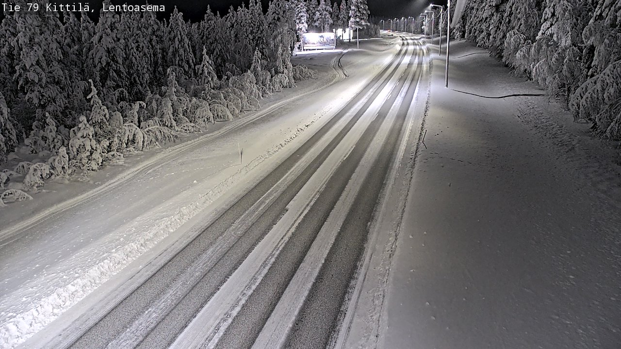 Kelikamerat Kuva Tie 79 Kittilä, Lentoasema, Kittilä, Lappi