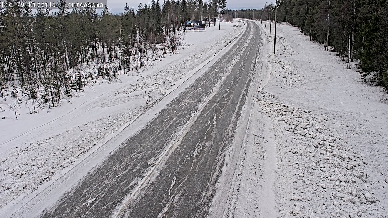 Kelikamerat Kuva Tie 79 Kittilä, Lentoasema, Kittilä, Lappi