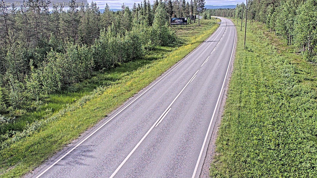 Kelikamerat Kuva Tie 79 Kittilä, Lentoasema, Kittilä, Lappi
