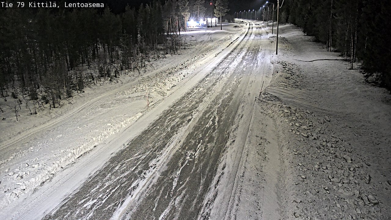 Kelikamerat Kuva Tie 79 Kittilä, Lentoasema, Kittilä, Lappi