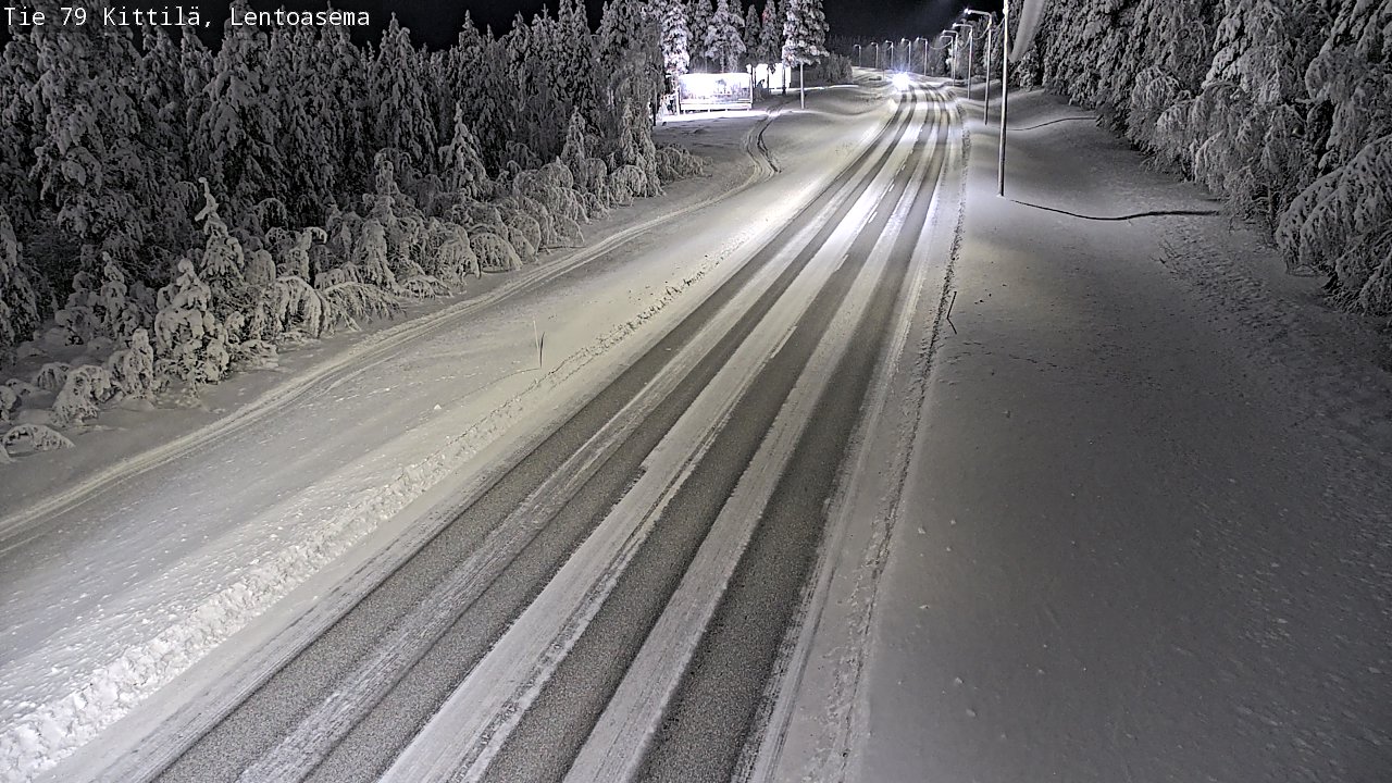 Kelikamerat Kuva Tie 79 Kittilä, Lentoasema, Kittilä, Lappi