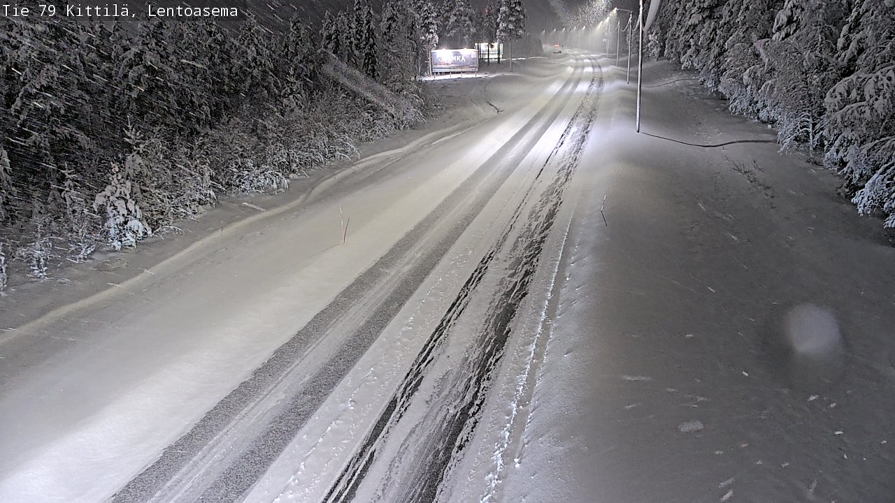 Weather Camera Image Road 79 Kittilä, Lentoasema, Kittilä, Lappi
