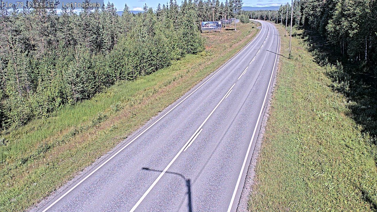 Weather Camera Image Road 79 Kittilä, Lentoasema, Kittilä, Lappi