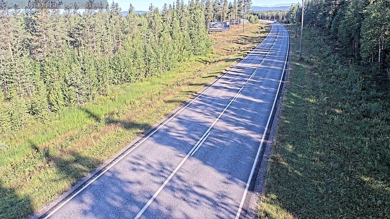 Weather Camera Image Road 79 Kittilä, Lentoasema, Kittilä, Lappi