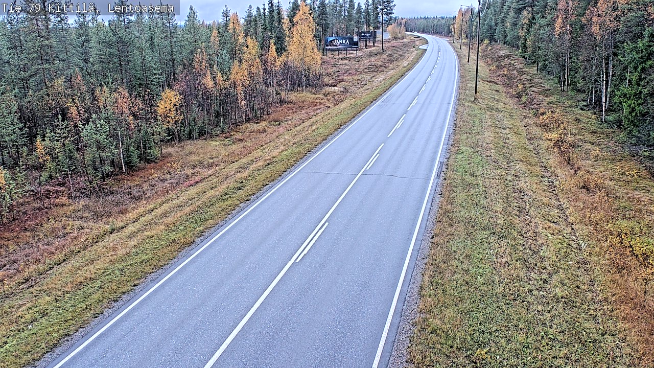 Kelikamerat Kuva Tie 79 Kittilä, Lentoasema, Kittilä, Lappi