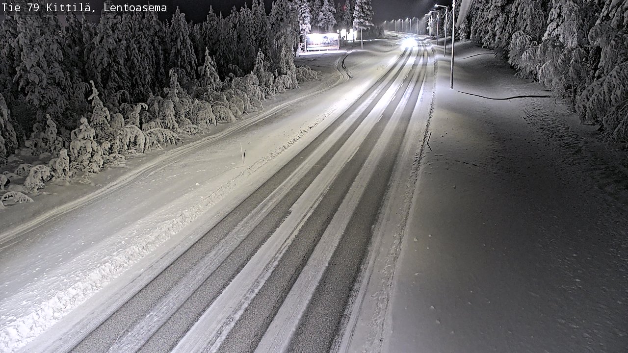 Kelikamerat Kuva Tie 79 Kittilä, Lentoasema, Kittilä, Lappi