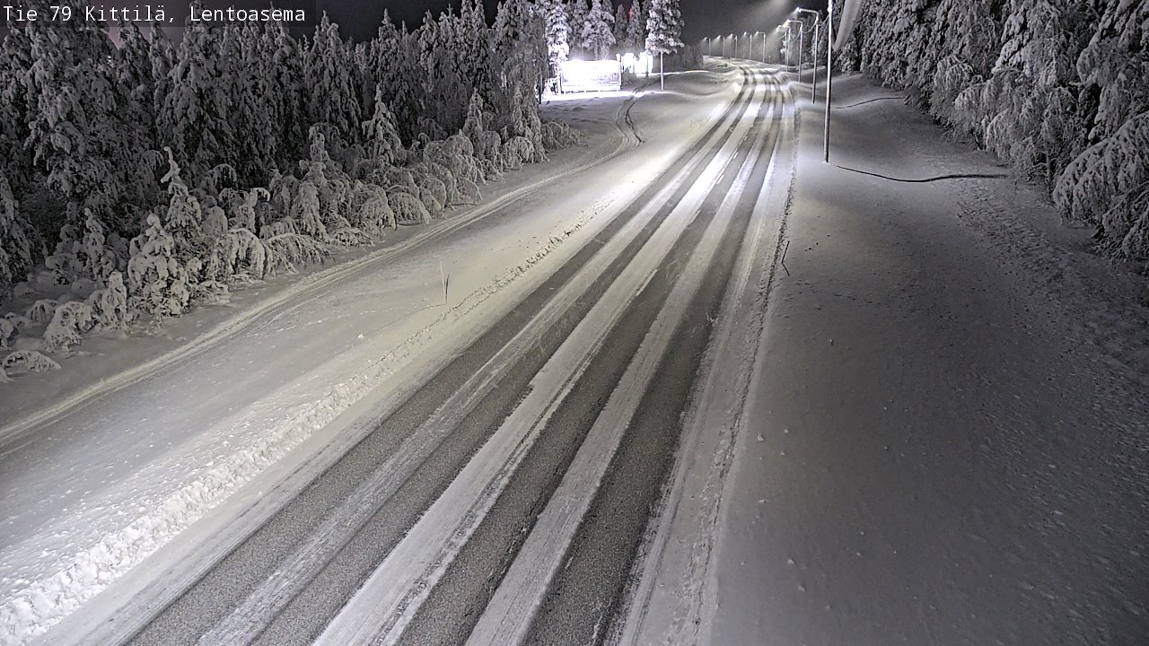 Kelikamerat Kuva Tie 79 Kittilä, Lentoasema, Kittilä, Lappi