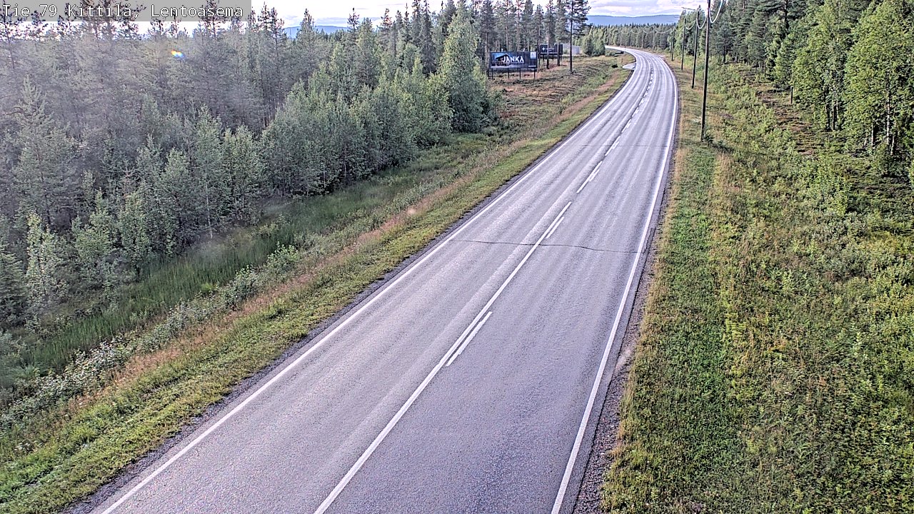 Kelikamerat Kuva Tie 79 Kittilä, Lentoasema, Kittilä, Lappi
