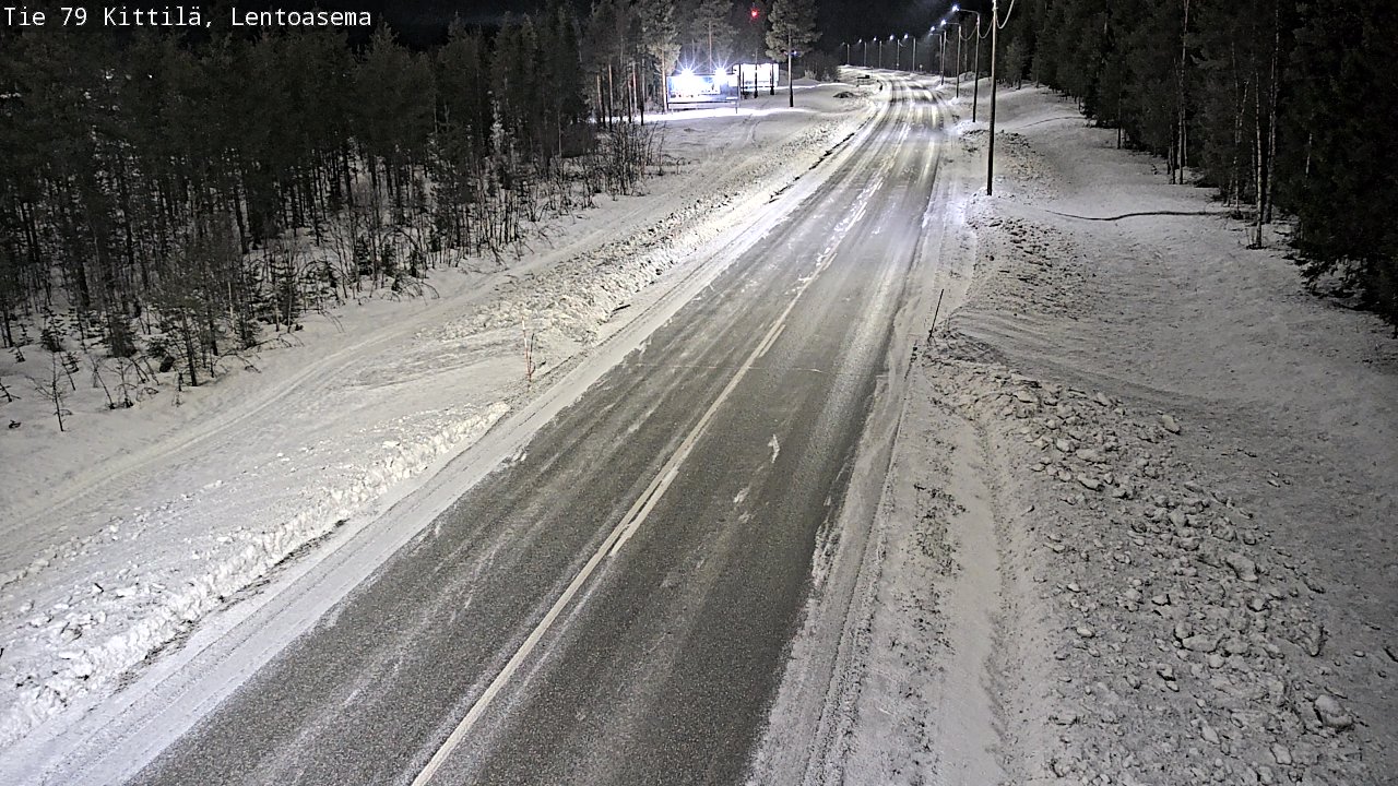 Kelikamerat Kuva Tie 79 Kittilä, Lentoasema, Kittilä, Lappi