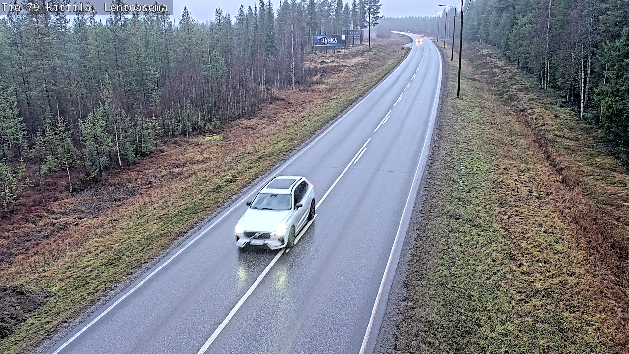 Kelikamerat Kuva Tie 79 Kittilä, Lentoasema, Kittilä, Lappi