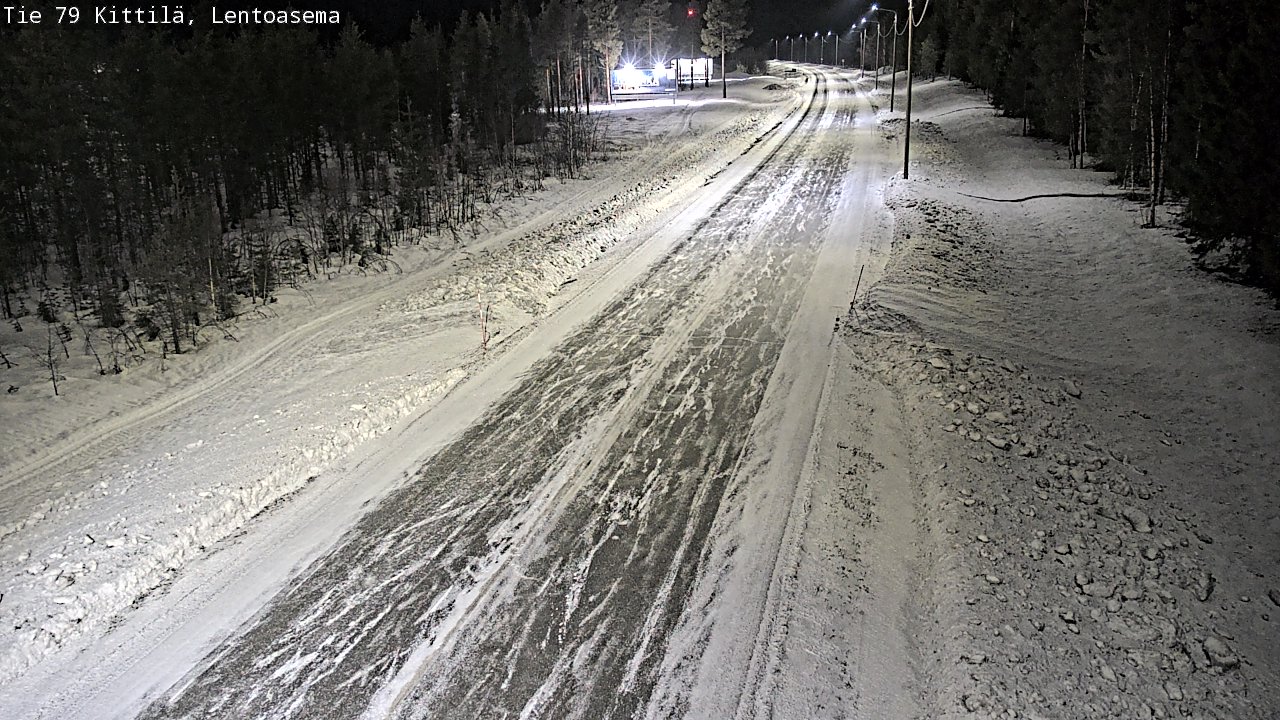 Kelikamerat Kuva Tie 79 Kittilä, Lentoasema, Kittilä, Lappi