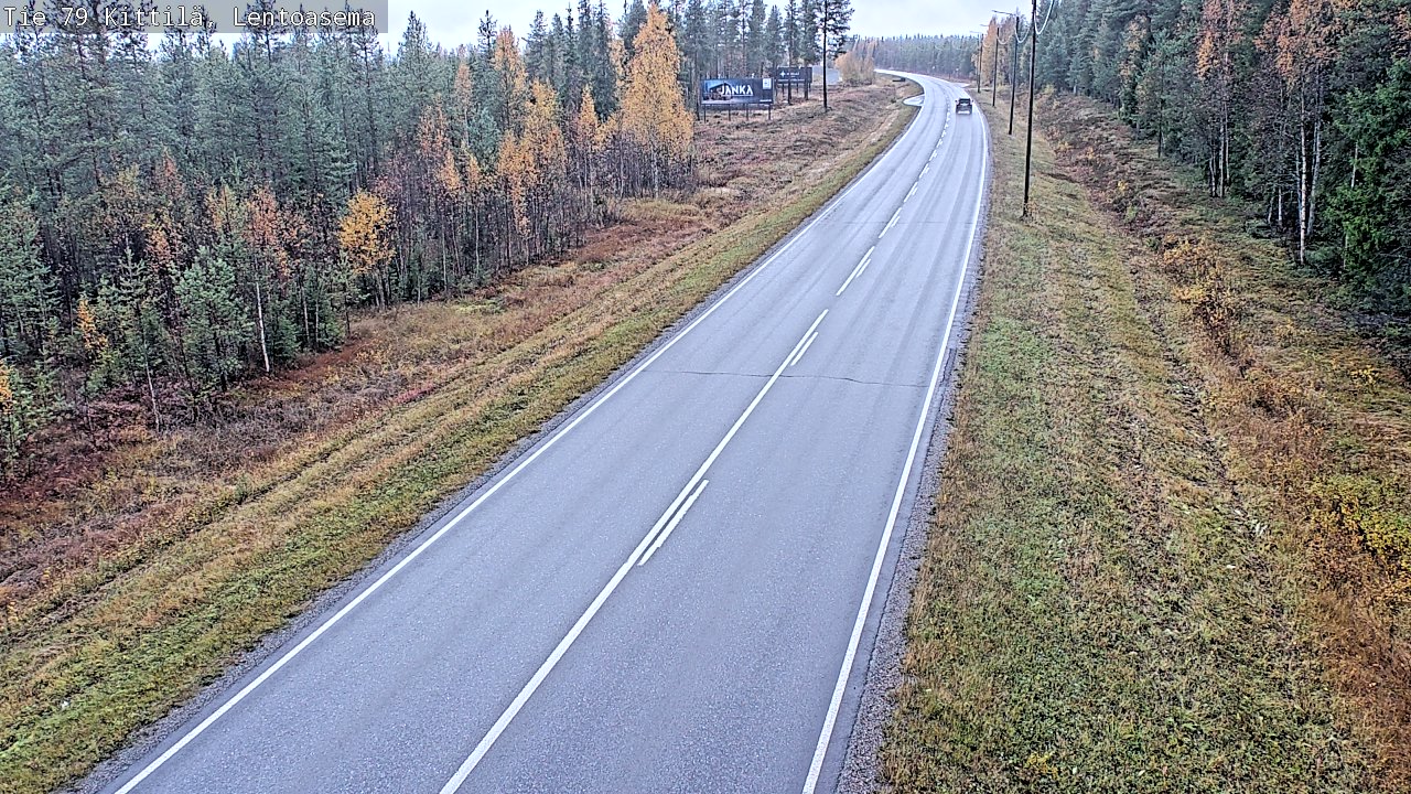 Kelikamerat Kuva Tie 79 Kittilä, Lentoasema, Kittilä, Lappi