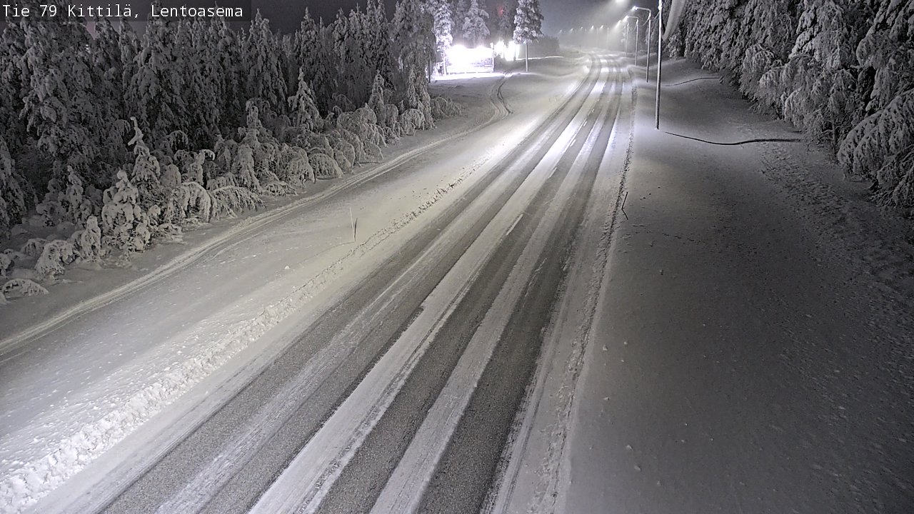Kelikamerat Kuva Tie 79 Kittilä, Lentoasema, Kittilä, Lappi