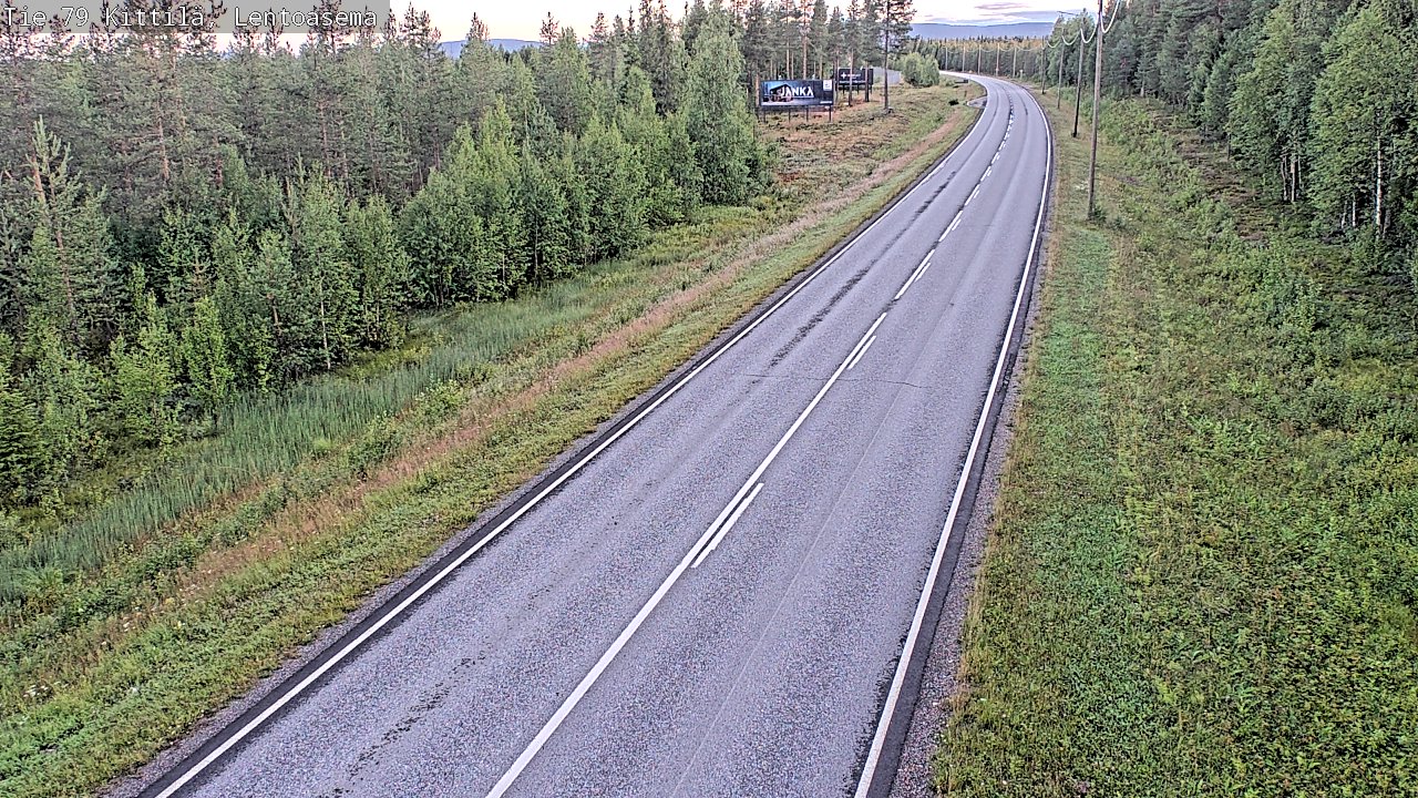 Kelikamerat Kuva Tie 79 Kittilä, Lentoasema, Kittilä, Lappi