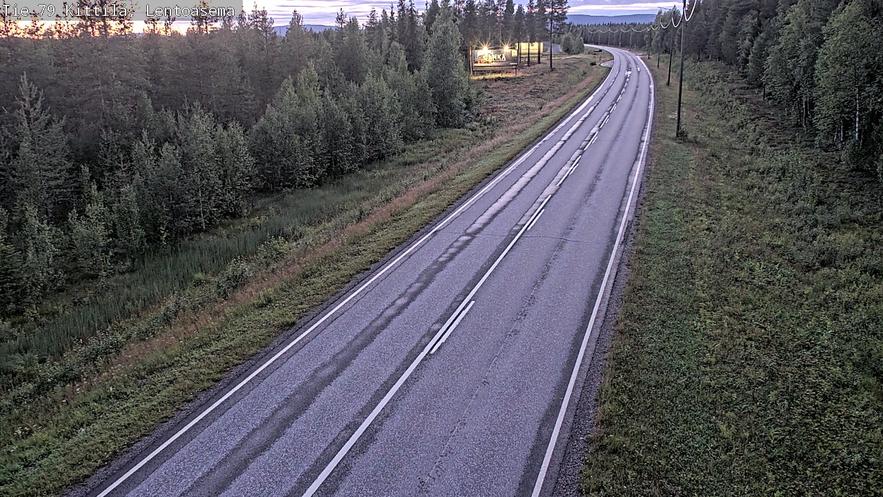Kelikamerat Kuva Tie 79 Kittilä, Lentoasema, Kittilä, Lappi