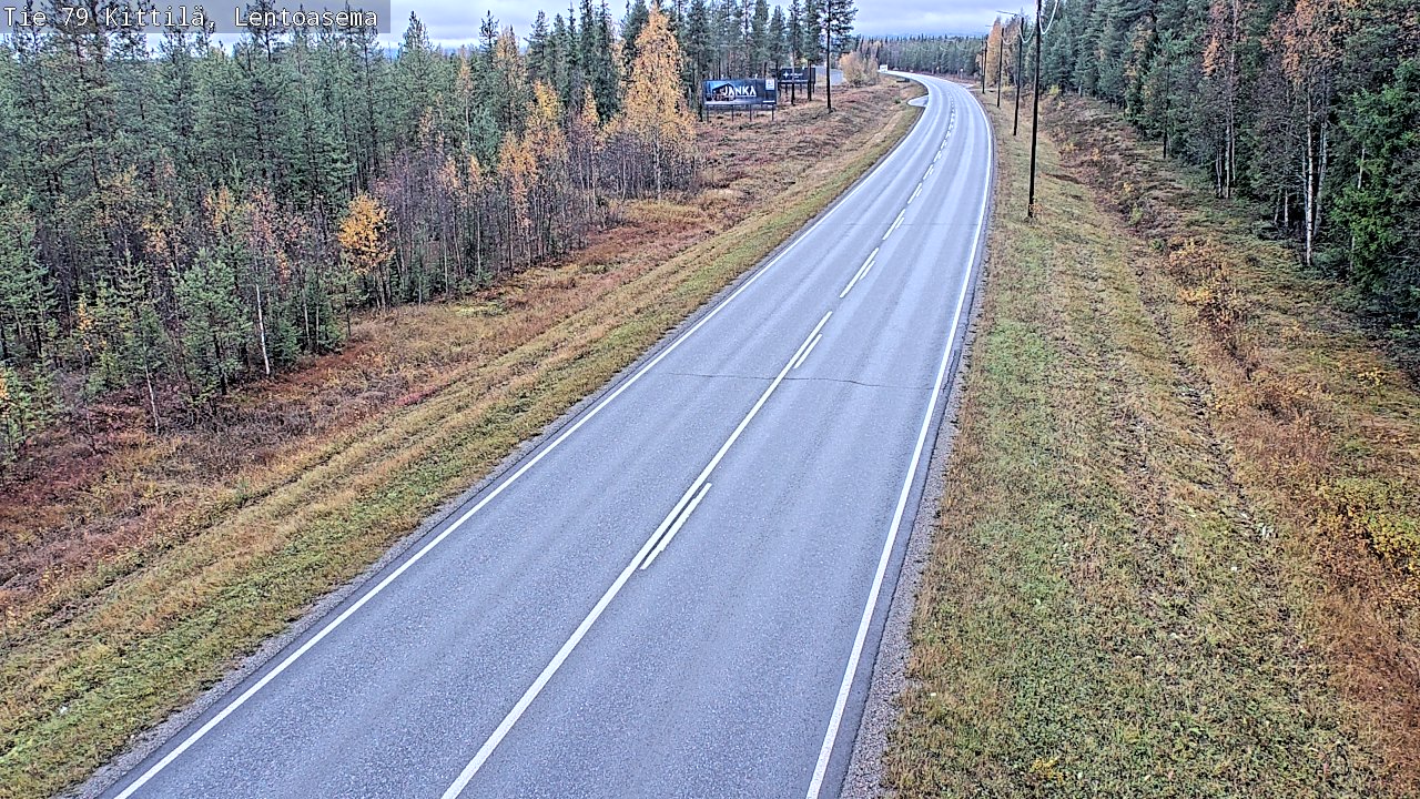 Weather Camera Image Road 79 Kittilä, Lentoasema, Kittilä, Lappi