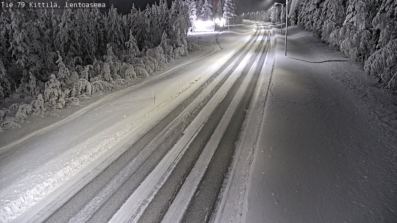 Kelikamerat Kuva Tie 79 Kittilä, Lentoasema, Kittilä, Lappi