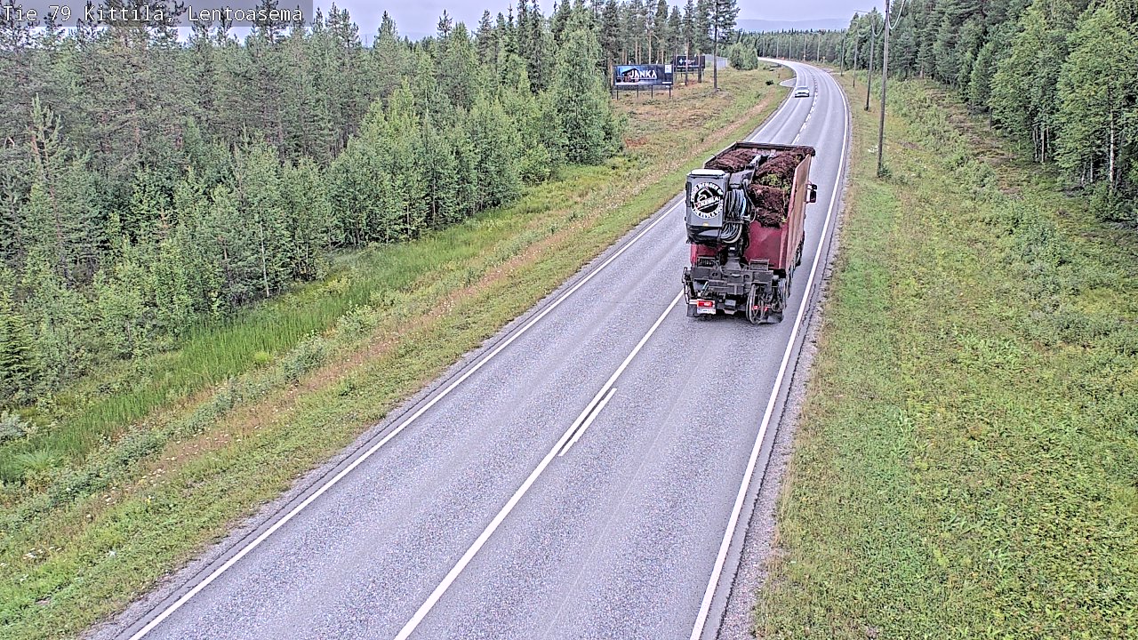 Kelikamerat Kuva Tie 79 Kittilä, Lentoasema, Kittilä, Lappi
