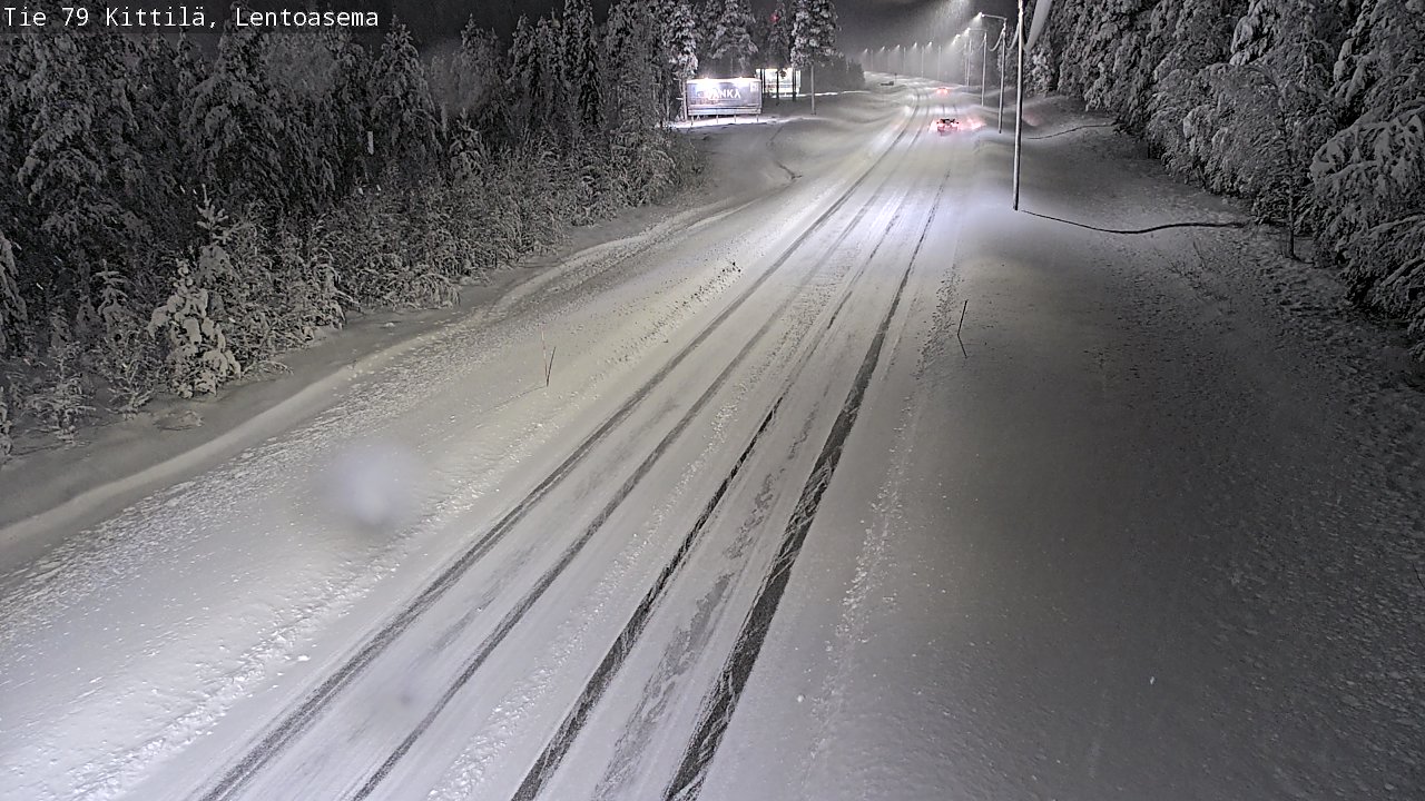 Weather Camera Image Road 79 Kittilä, Lentoasema, Kittilä, Lappi