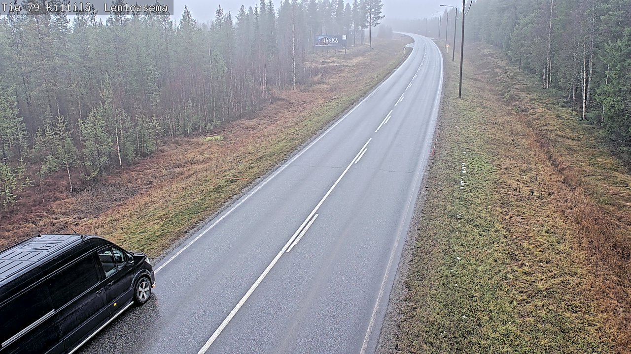 Kelikamerat Kuva Tie 79 Kittilä, Lentoasema, Kittilä, Lappi