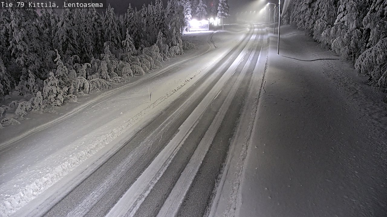 Kelikamerat Kuva Tie 79 Kittilä, Lentoasema, Kittilä, Lappi