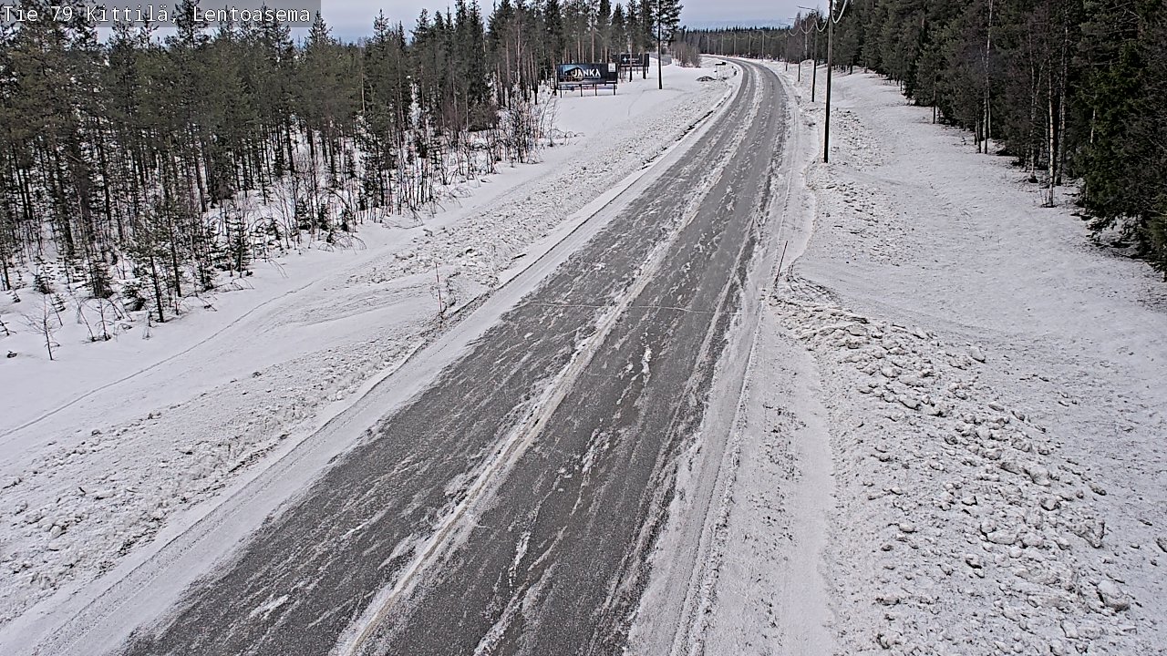 Kelikamerat Kuva Tie 79 Kittilä, Lentoasema, Kittilä, Lappi