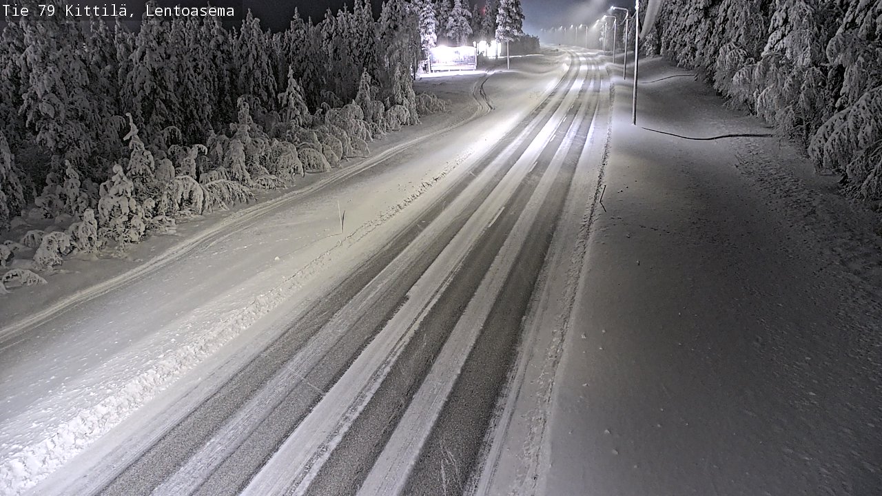 Kelikamerat Kuva Tie 79 Kittilä, Lentoasema, Kittilä, Lappi