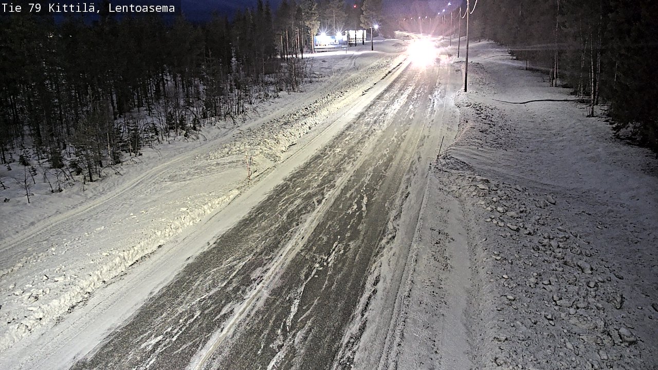 Kelikamerat Kuva Tie 79 Kittilä, Lentoasema, Kittilä, Lappi