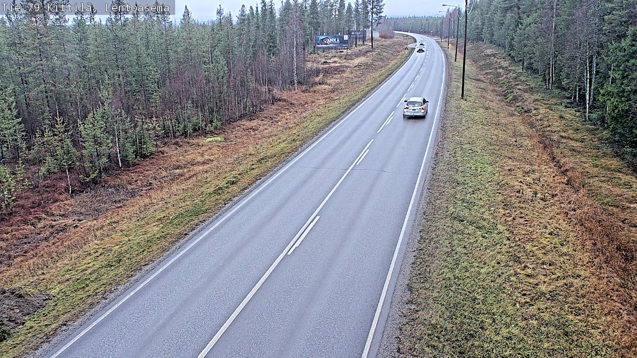 Kelikamerat Kuva Tie 79 Kittilä, Lentoasema, Kittilä, Lappi