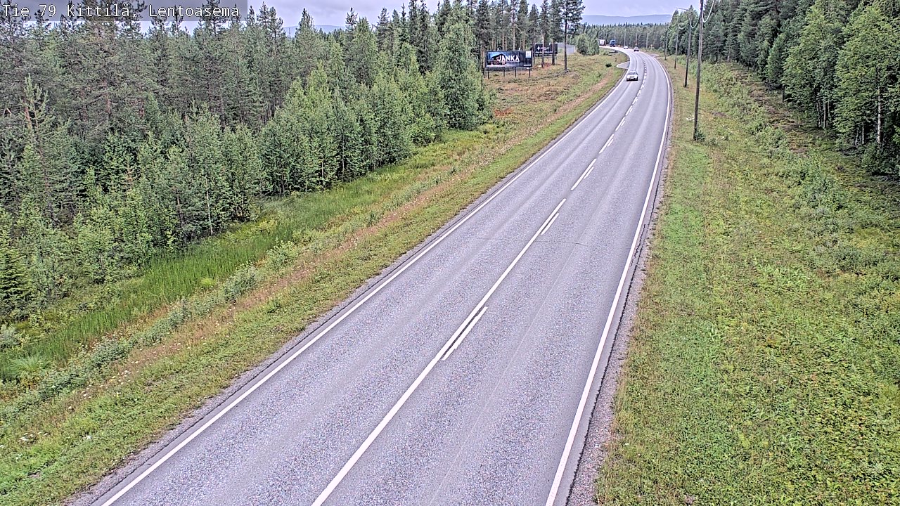 Kelikamerat Kuva Tie 79 Kittilä, Lentoasema, Kittilä, Lappi