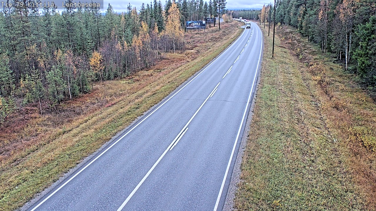 Weather Camera Image Road 79 Kittilä, Lentoasema, Kittilä, Lappi