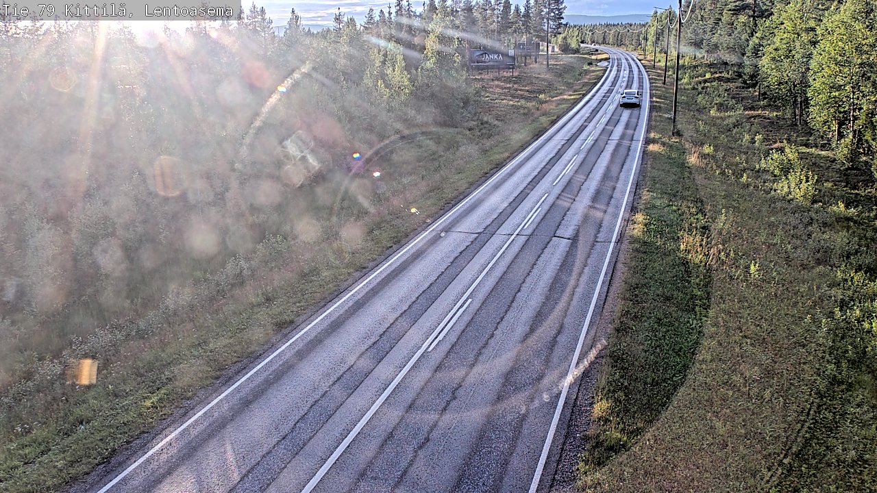 Kelikamerat Kuva Tie 79 Kittilä, Lentoasema, Kittilä, Lappi