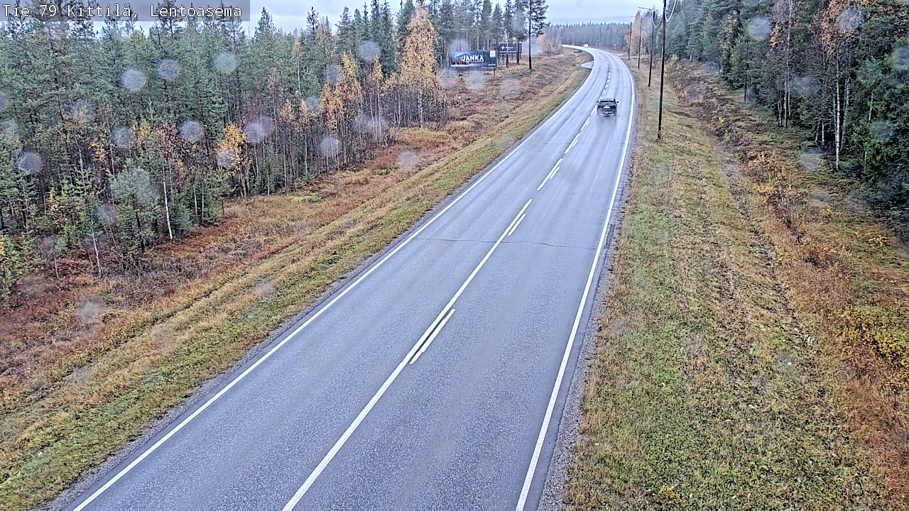 Weather Camera Image Road 79 Kittilä, Lentoasema, Kittilä, Lappi