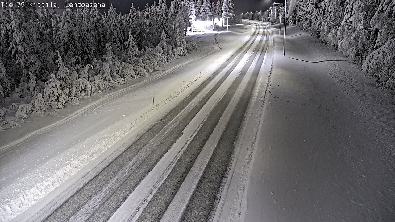 Kelikamerat Kuva Tie 79 Kittilä, Lentoasema, Kittilä, Lappi