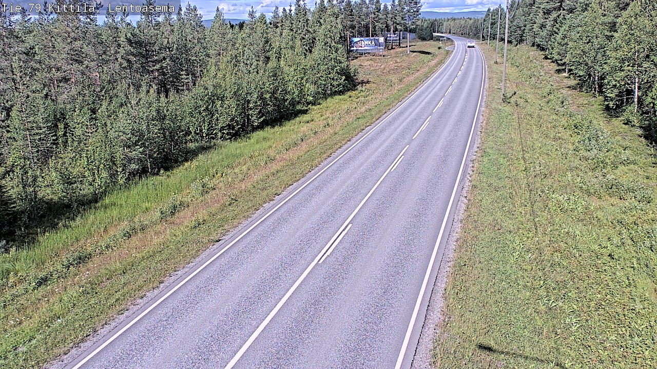 Weather Camera Image Road 79 Kittilä, Lentoasema, Kittilä, Lappi