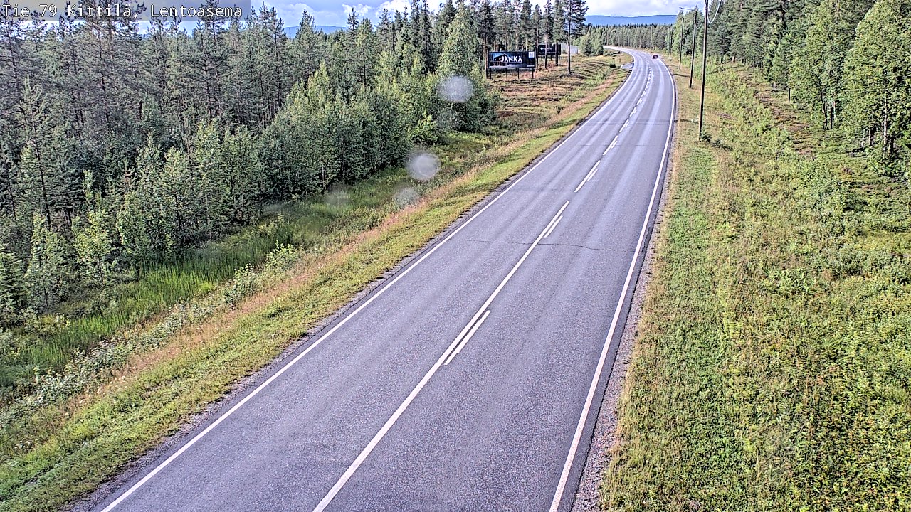 Kelikamerat Kuva Tie 79 Kittilä, Lentoasema, Kittilä, Lappi