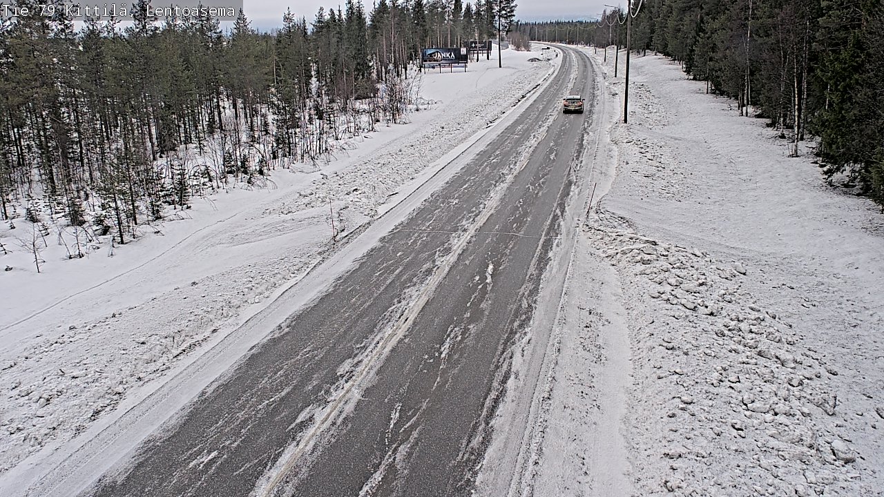 Kelikamerat Kuva Tie 79 Kittilä, Lentoasema, Kittilä, Lappi