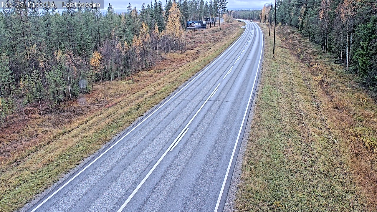 Weather Camera Image Road 79 Kittilä, Lentoasema, Kittilä, Lappi