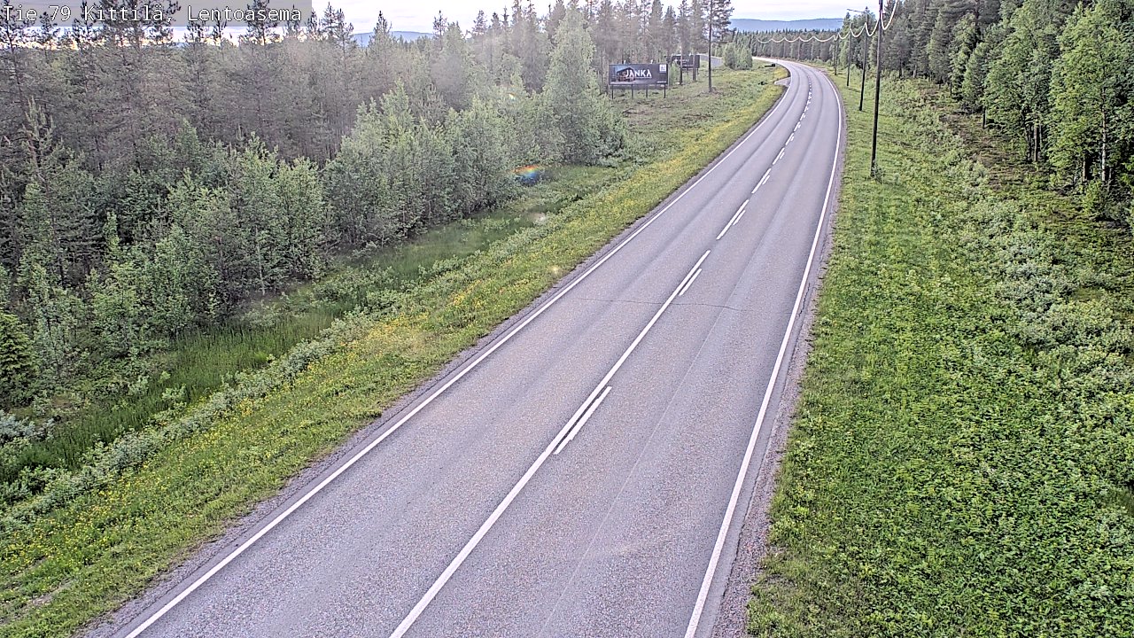 Kelikamerat Kuva Tie 79 Kittilä, Lentoasema, Kittilä, Lappi
