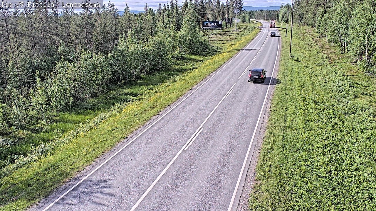 Kelikamerat Kuva Tie 79 Kittilä, Lentoasema, Kittilä, Lappi