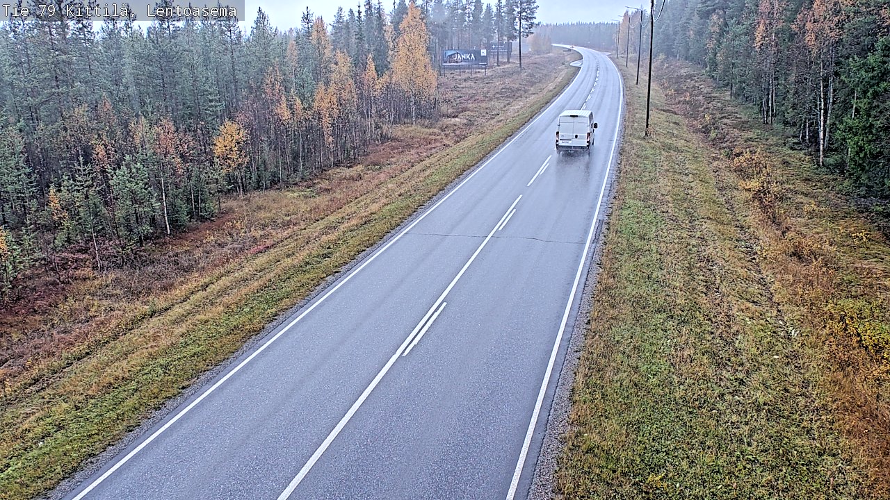 Kelikamerat Kuva Tie 79 Kittilä, Lentoasema, Kittilä, Lappi