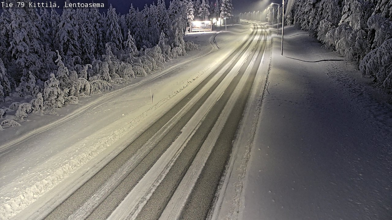 Kelikamerat Kuva Tie 79 Kittilä, Lentoasema, Kittilä, Lappi