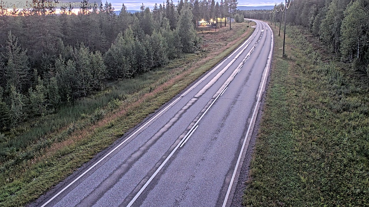 Kelikamerat Kuva Tie 79 Kittilä, Lentoasema, Kittilä, Lappi