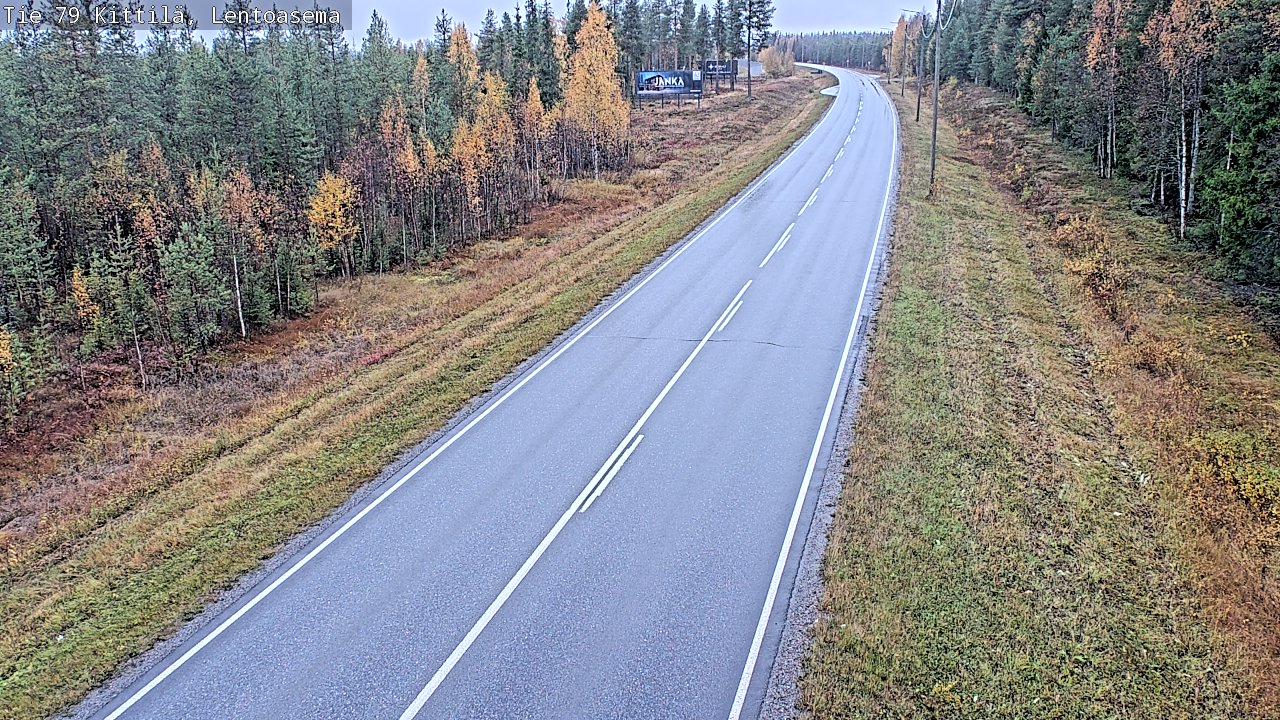 Kelikamerat Kuva Tie 79 Kittilä, Lentoasema, Kittilä, Lappi
