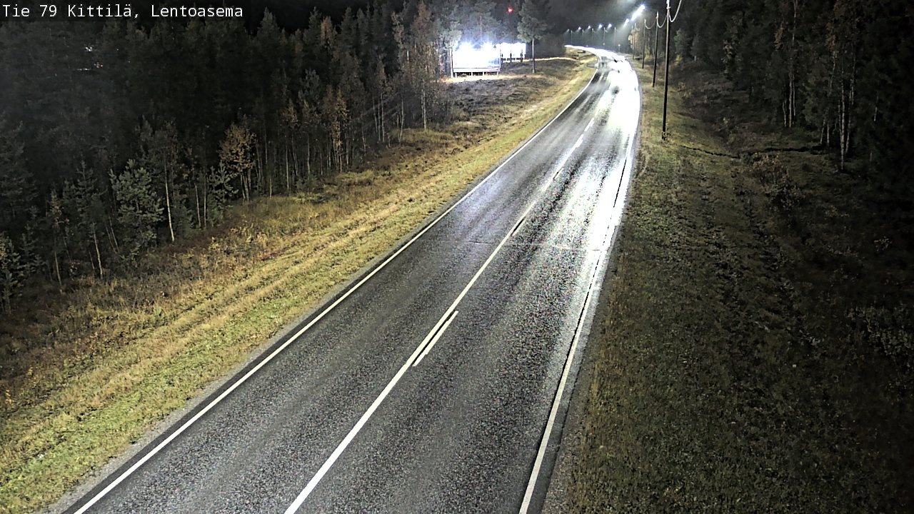 Kelikamerat Kuva Tie 79 Kittilä, Lentoasema, Kittilä, Lappi