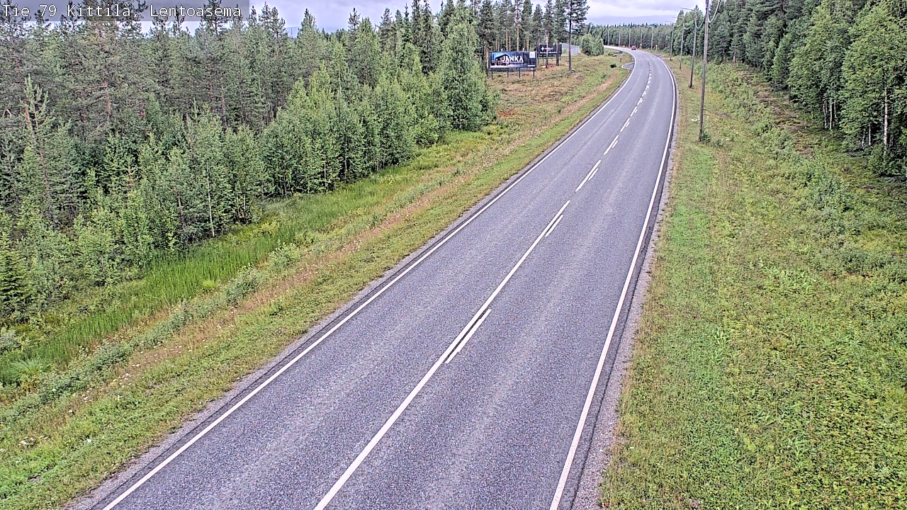 Kelikamerat Kuva Tie 79 Kittilä, Lentoasema, Kittilä, Lappi