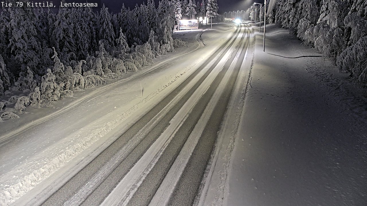 Kelikamerat Kuva Tie 79 Kittilä, Lentoasema, Kittilä, Lappi